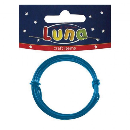 Luna 620382 σύρμα αλουμίνιου 2mm 1m μπλε