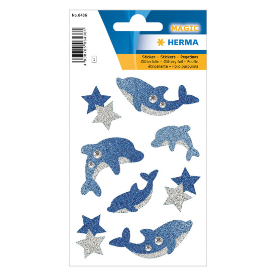 Herma magic 6436 αυτοκόλλητα δελφίνια