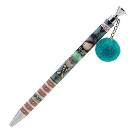 Santoro Gorjuss 681GJ04 στυλό με καπάκι pom - pom Firefly