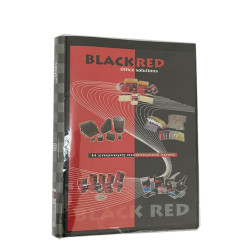 Black Red 70001 σουπλ παρουσίασης 30ζ μαύρο