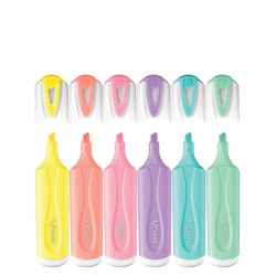 Maped 742558 σετ υπογραμμιστές fluo pastel  6τμχ
