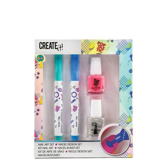 Create it 84183C σετ στούντιο νυχιών - ροζ μανό