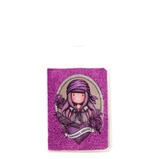 Santoro Gorjuss 843GJ08 μικρό σημειωματάριο glitter Sea nixie