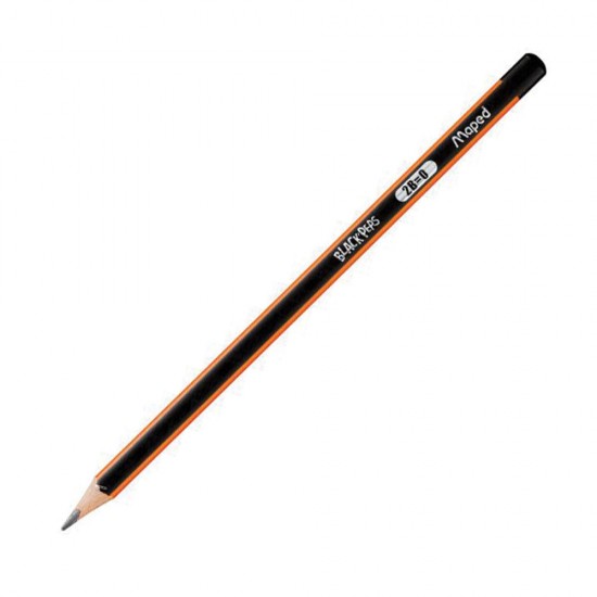 Maped 850022 black peps μολύβι 2Β