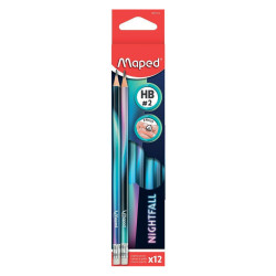 Maped nightfall 851813 μολύβι με γόμα HB
