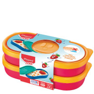 Maped picnik concept 870901 φαγητοδοχείο σνακ 2τμχ κόκκινο/πορτοκαλί