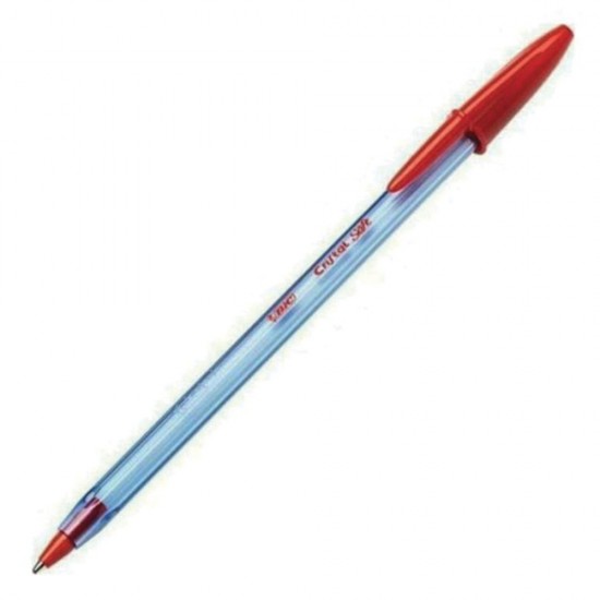 Bic Cristal 918520 soft στυλό 1,2mm κόκκινο