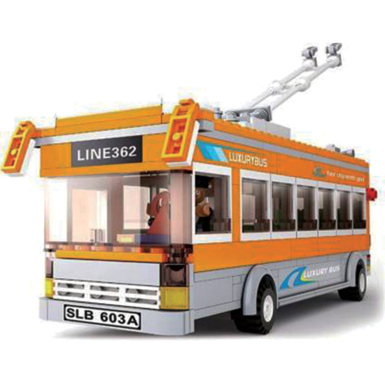 Sluban B0332 Town Trolley bus 457 pcs