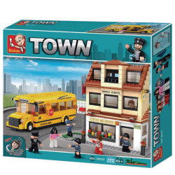 Sluban B0333 Town School 496 pcs
