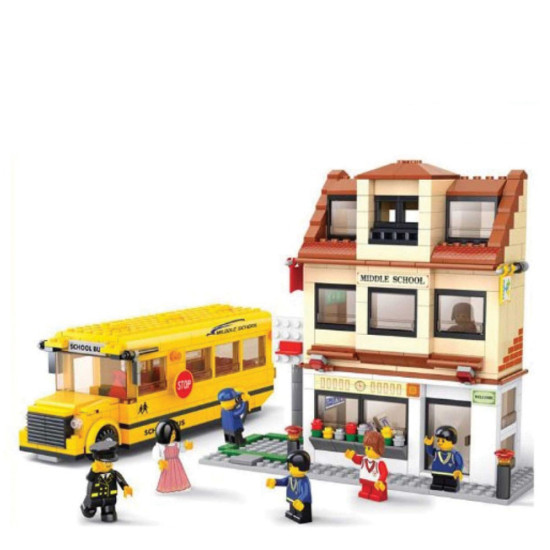 Sluban B0333 Town School 496 pcs