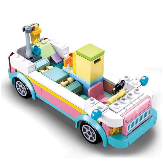 Sluban B0797 Girl's Dream Medical car 195 pcs