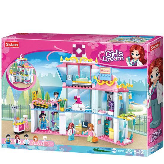 Sluban B0799 Girl's Dream Hospital 458 pcs