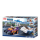 Sluban B0825 Police Manhunt on highway 264 pcs