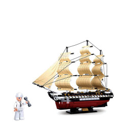 Sluban B0836 Model Bricks Uss frigate 1118 pcs