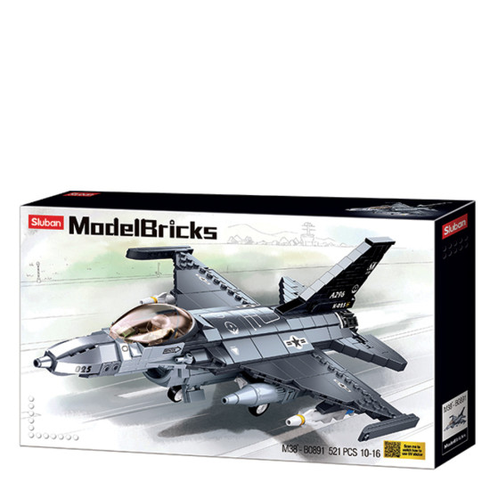 Sluban B0891 Model Bricks Falcon fighter 521 pcs