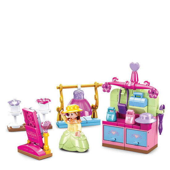 Sluban B0903 Girl's Dream Village clothes store 103 pcs