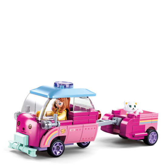 Sluban B0921C Girl's Dream Pet car 116 pcs