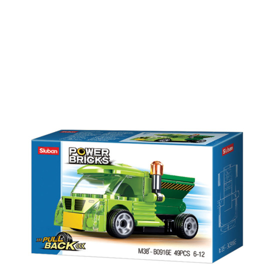 Sluban B916E Power Bricks Garbage Truck 49 pcs