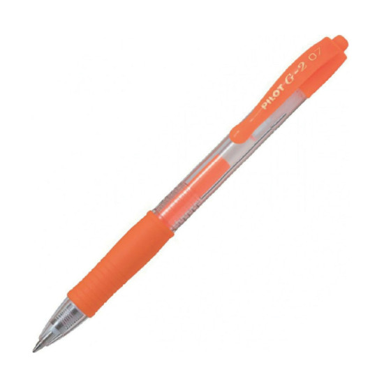 Pilot BL-G2-7NO στυλό gel 0.7mm neon πορτοκαλί