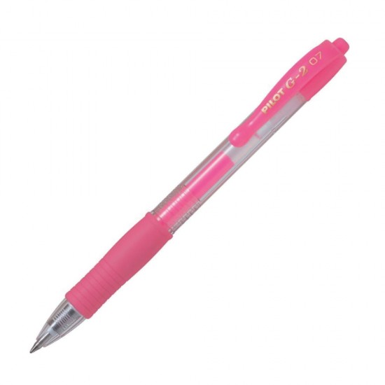 Pilot BL-G2-7NP στυλό gel 0.7mm neon ροζ