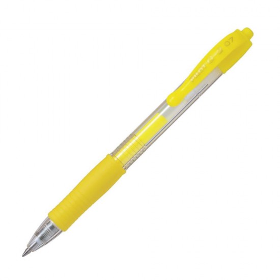 Pilot BL-G2-7NY στυλό gel 0.7mm neon κίτρινο