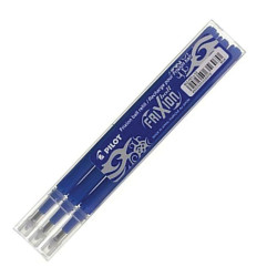 Pilot frixion BLS-FRP5-S3-L ανταλλακτικό μελάνι 0.5mm 3τμχ μπλε