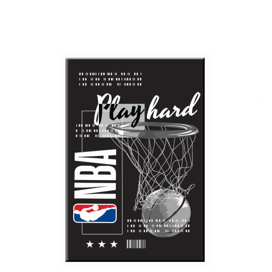 BMU NBA 338-37400 τετράδιο καρφίτσα 40φ 17x25cm Play Hard