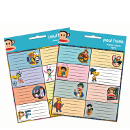 BMU 775-28146 ετικέτες τετραδίων 8τμχ Paul Frank