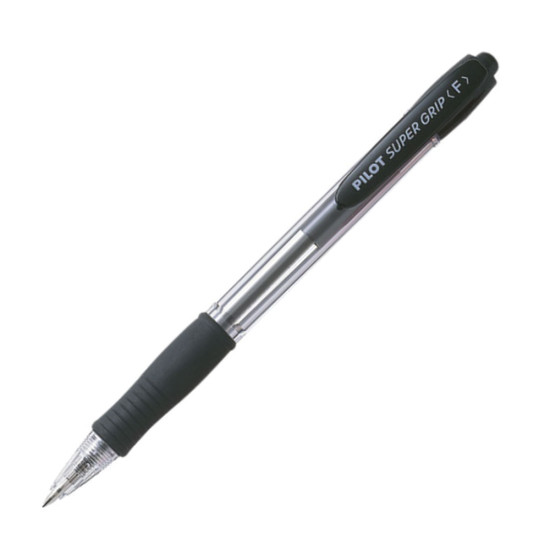 Pilot Super grip BPGP-10R-FΒ στυλό 0.7mm μαύρο