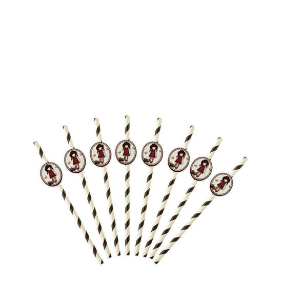 Santoro Gorjuss BR52393 καλαμάκια 8τμχ Ruby