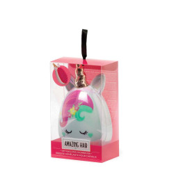 Legami Amazing hair BRU0001 mini βούρτσα μαλλιών Unicorn