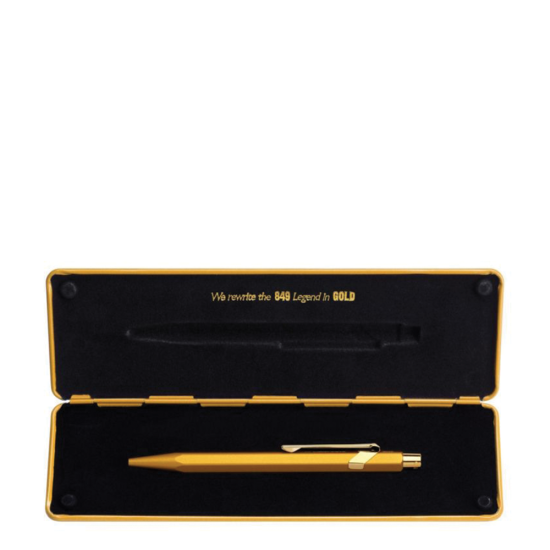 Caran d'Ache 849.999 μεταλλικό στυλό BP M Goldbar