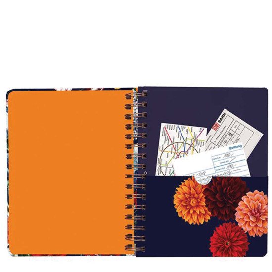Cedon 2032404 τετράδιο σπιράλ dotted 16x21cm 180φ Dahlia