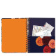 Cedon 2032404 τετράδιο σπιράλ dotted 16x21cm 180φ Dahlia