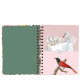 Cedon 2032408 τετράδιο σπιράλ dotted 16x21cm 180φ Red birdies