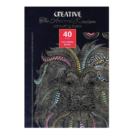 Street Creative 75297 βιβλίο ζωγραφικής antistress 40φ Animals