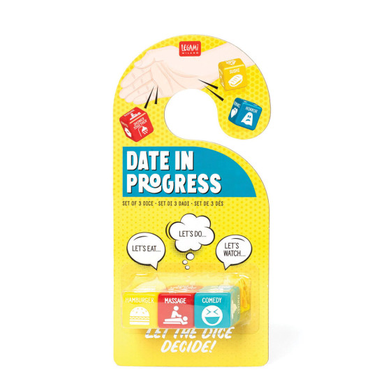 Legami Date in progress DND0001 παιχνίδι ζάρια αποφάσεων
