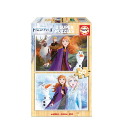 Educa 18086 σετ puzzles 2 x 50τμχ Frozen