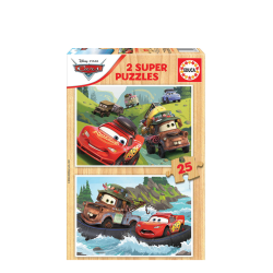 Educa 18877 σετ puzzles 2 x 25τμχ Cars