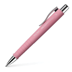 Faber Castell Poly Ball 241127 στυλό διαρκείας κλικ XB ροζ