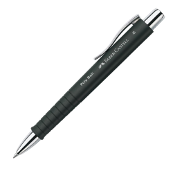 Faber Castell Poly Ball 241153 στυλό διαρκείας κλικ XB μαύρο