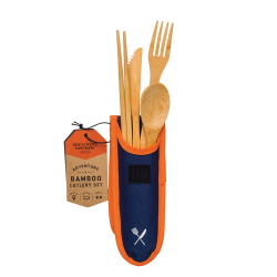 Gentlemen's Hardware GEN639 σετ σερβίτσιο ταξιδιού bamboo