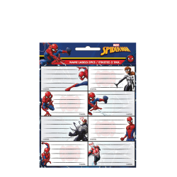 Gim 777-51846 ετικέτες τετραδίων 16τμχ Spiderman
