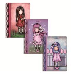 Santoro Gorjuss 21706 τετράδιο σπιράλ A4 3θ Sugar plum