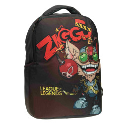 Gim 361-01032 σακίδιο πλάτης δημοτικού Lol Ziggs