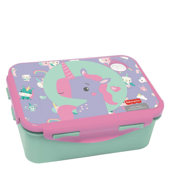 Gim 571-66265 φαγητοδοχείο πλαστικό Micro Unicorn Fisher Price