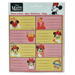Gim 773-14346 σχολικές ετικέτες 16τμχ Minnie
