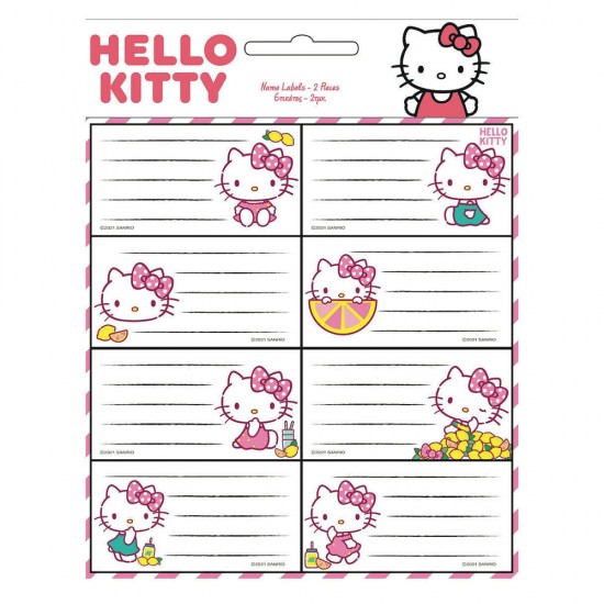 Gim 776-77046 σχολικές ετικέτες 16τμχ Hello Kitty