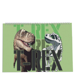 Graffiti Dinosaur 231183 μπλοκ ζωγραφικής 33x23 40φ