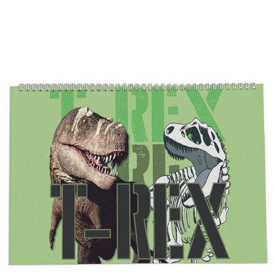 Graffiti Dinosaur 231183 μπλοκ ζωγραφικής 33x23 40φ